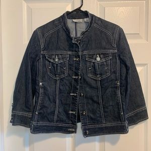 Chico’s Denim Jacket with Buttons size 0